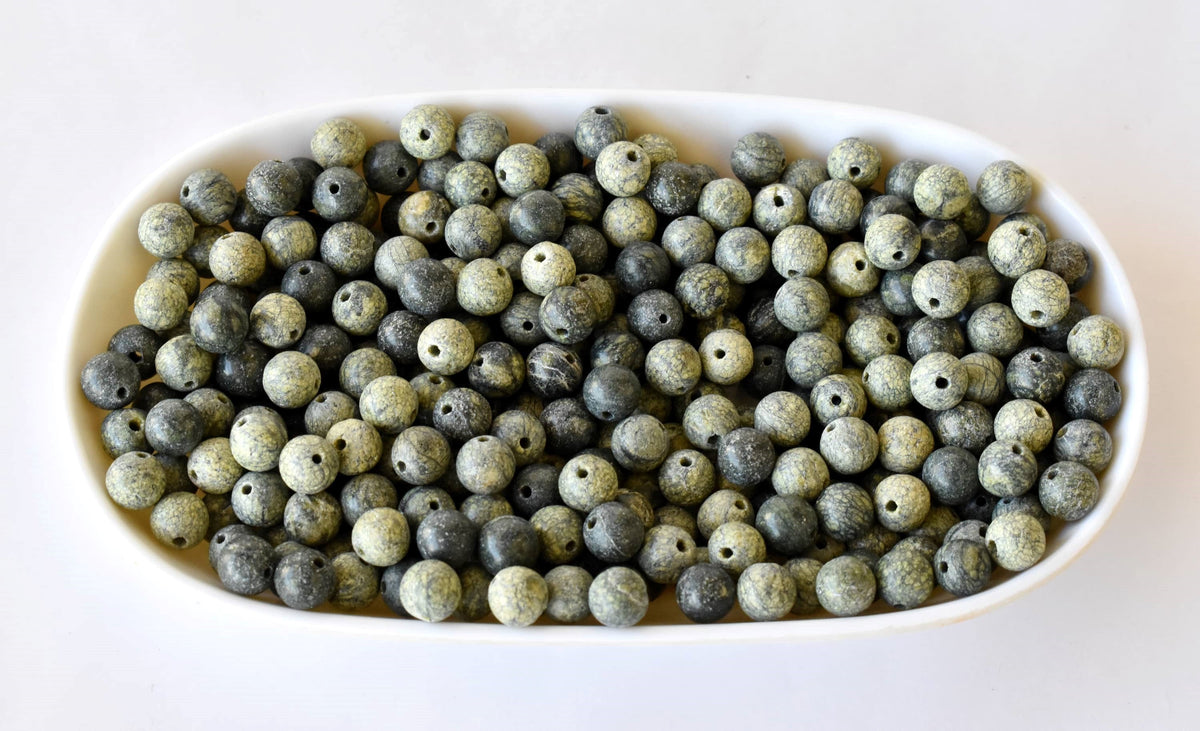 Seraphinite Beads, Natural Round Crystal Beads 4mm to 10mm  DestGlow