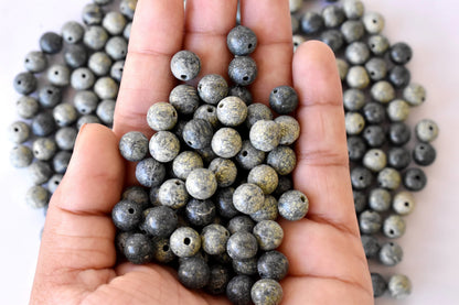 Seraphinite Beads, Natural Round Crystal Beads 4mm to 10mm  DestGlow