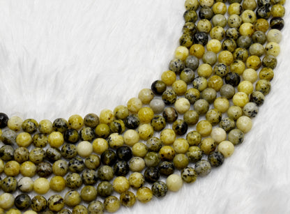 Serpentine Beads, Natural Round Crystal Beads 4mm to 12mm  DestGlow