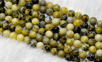 Serpentine Beads, Natural Round Crystal Beads 4mm to 12mm  DestGlow