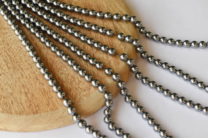 Shungite Elite Beads, Natural Round Crystal Beads 4mm to 10mm  DestGlow