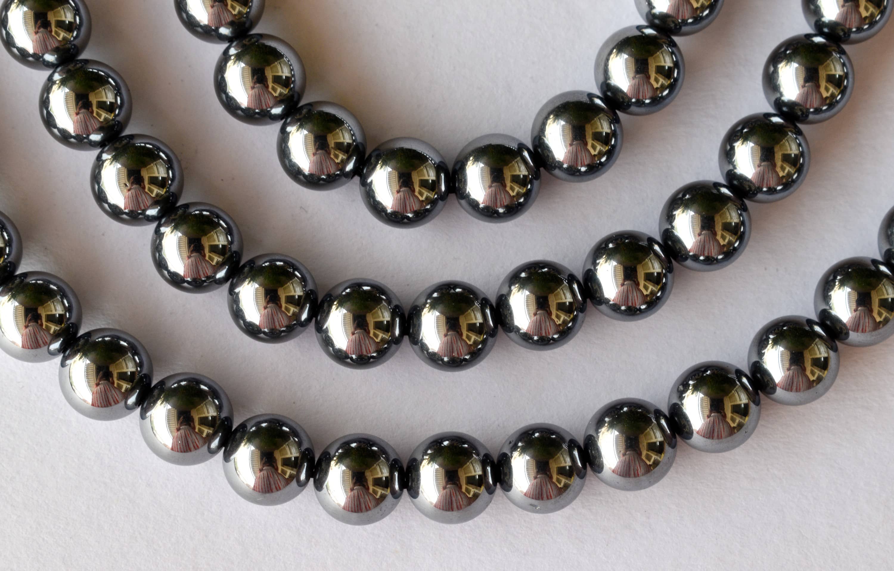 Shungite Elite Beads, Natural Round Crystal Beads 4mm to 10mm  DestGlow