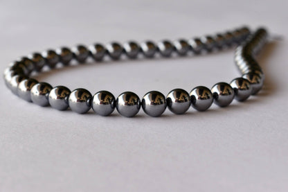 Shungite Elite Beads, Natural Round Crystal Beads 4mm to 10mm  DestGlow