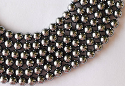 Shungite Elite Beads, Natural Round Crystal Beads 4mm to 10mm  DestGlow
