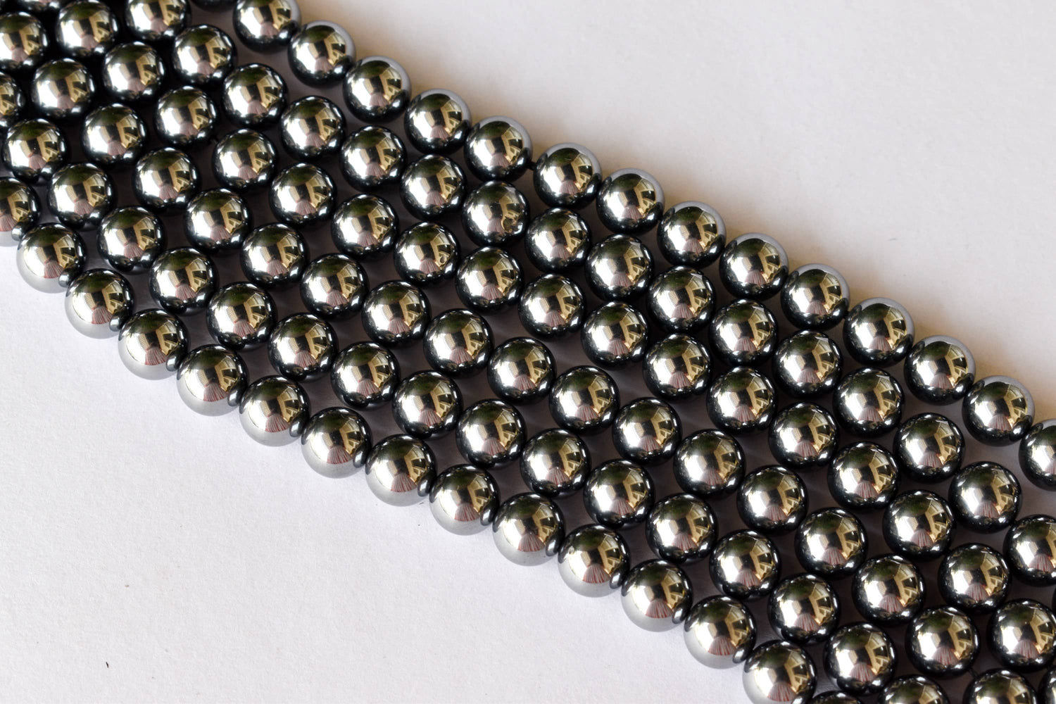 Shungite Elite Beads, Natural Round Crystal Beads 4mm to 10mm  DestGlow