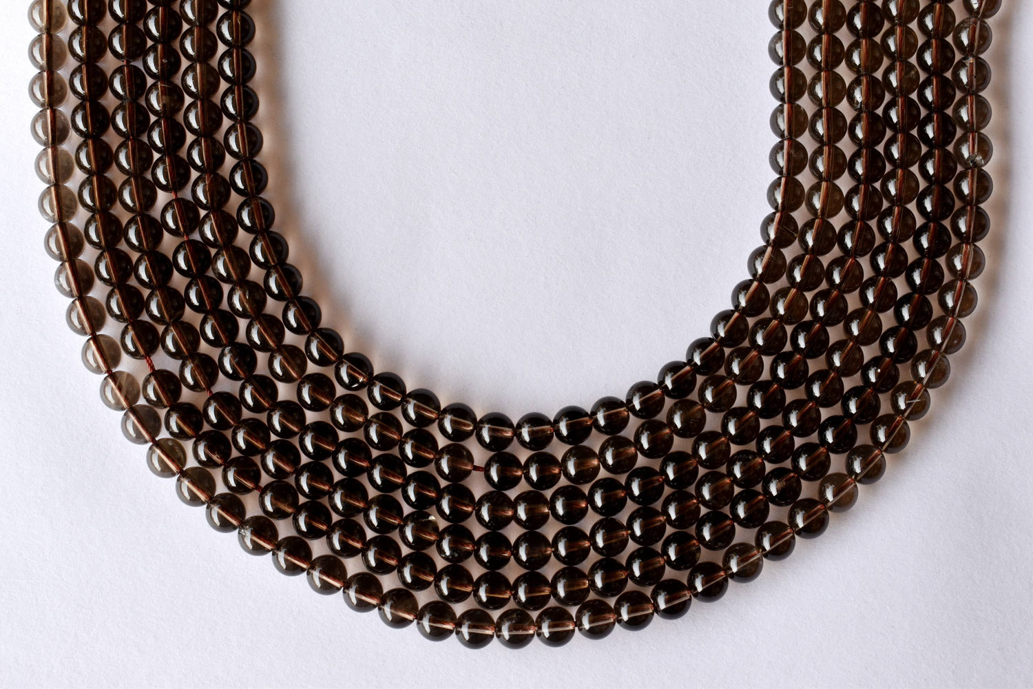 Smokey Quartz Beads, Natural Round Crystal Beads 4mm to 12mm  DestGlow