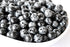 Snowflake Black Obsidian Beads, Natural Round Crystal Beads 4mm to 12mm  DestGlow