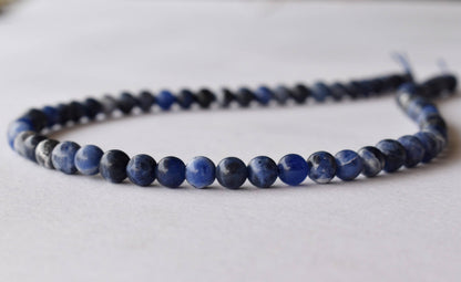 Sodalite Beads, Natural Round Crystal Beads 4mm to 12mm  DestGlow