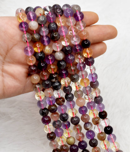 Super Seven A Grade 6mm, 8mm, 10mm Round Beads  DestGlow