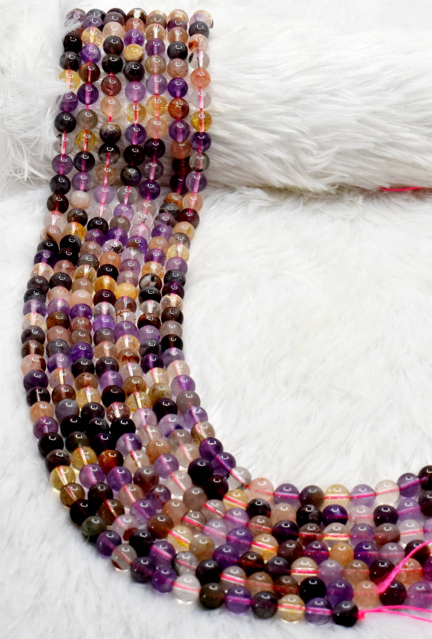 Super Seven A Grade 6mm, 8mm, 10mm Round Beads  DestGlow