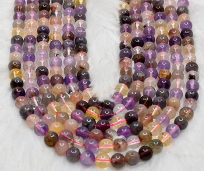 Super Seven A Grade 6mm, 8mm, 10mm Round Beads  DestGlow