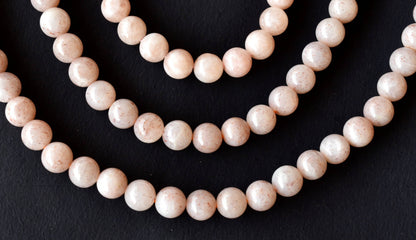 Sunstone Beads, Natural Round Crystal Beads 6mm to 10mm  DestGlow
