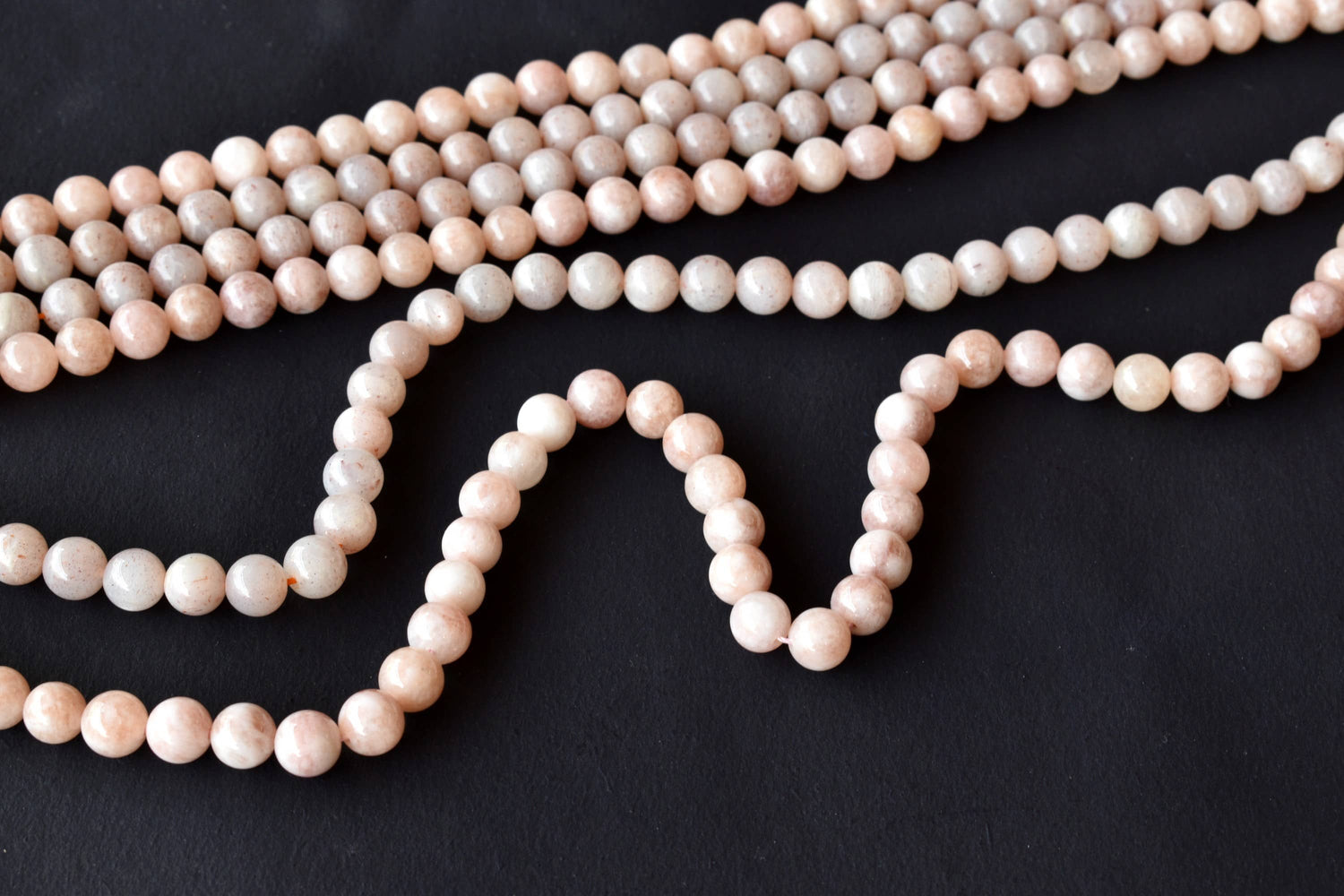 Sunstone Beads, Natural Round Crystal Beads 6mm to 10mm  DestGlow