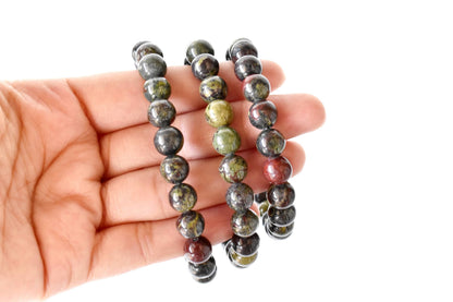 African Bloodstone Bracelet (Courage and Strength)  DestGlow