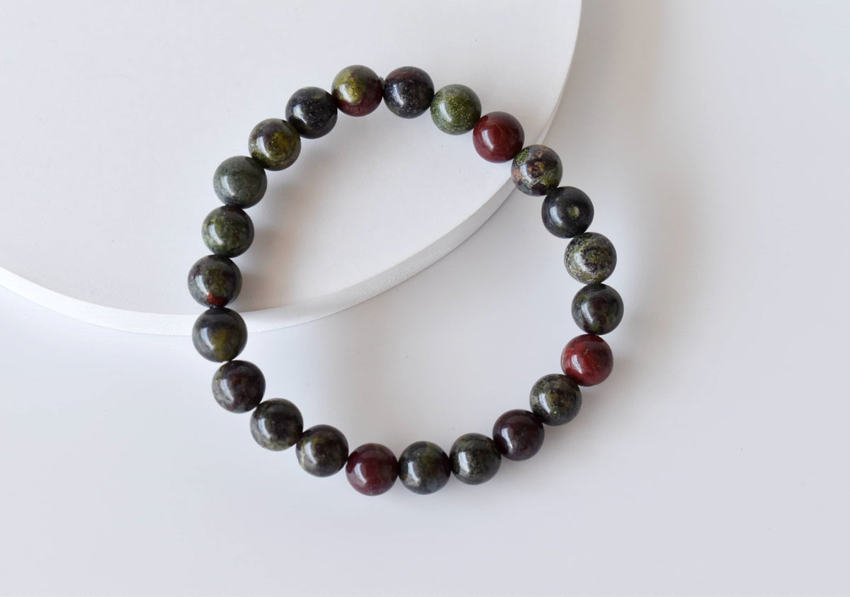 African Bloodstone Bracelet (Courage and Strength)  DestGlow