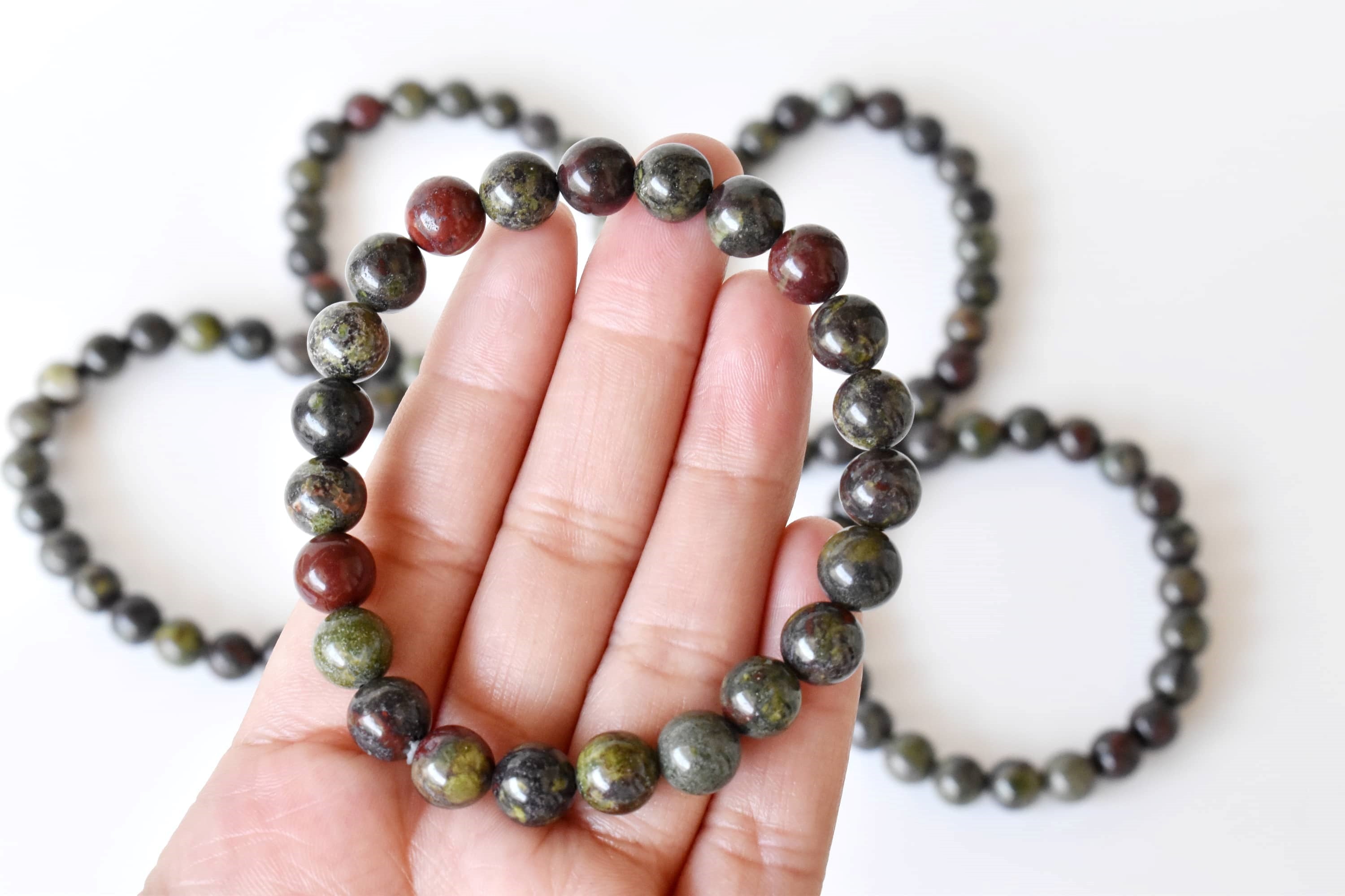 African Bloodstone Bracelet (Courage and Strength)  DestGlow