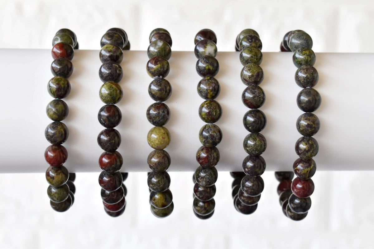 African Bloodstone Bracelet (Courage and Strength)  DestGlow