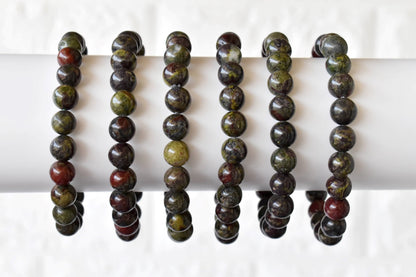 African Bloodstone Bracelet (Courage and Strength)  DestGlow