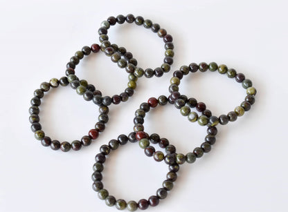 African Bloodstone Bracelet (Courage and Strength)  DestGlow