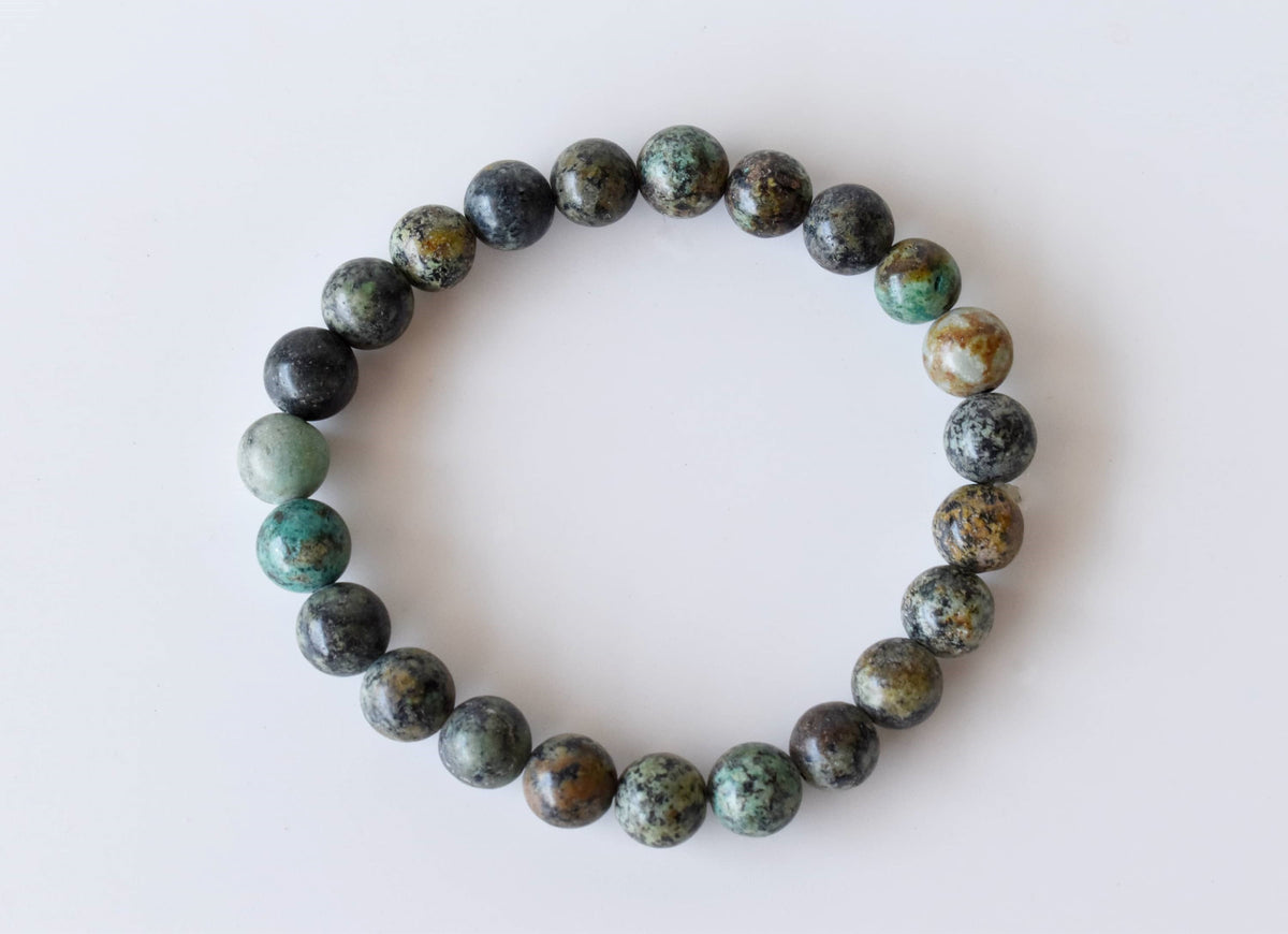 African Turquoise Bracelet (Transformation and Love).  DestGlow