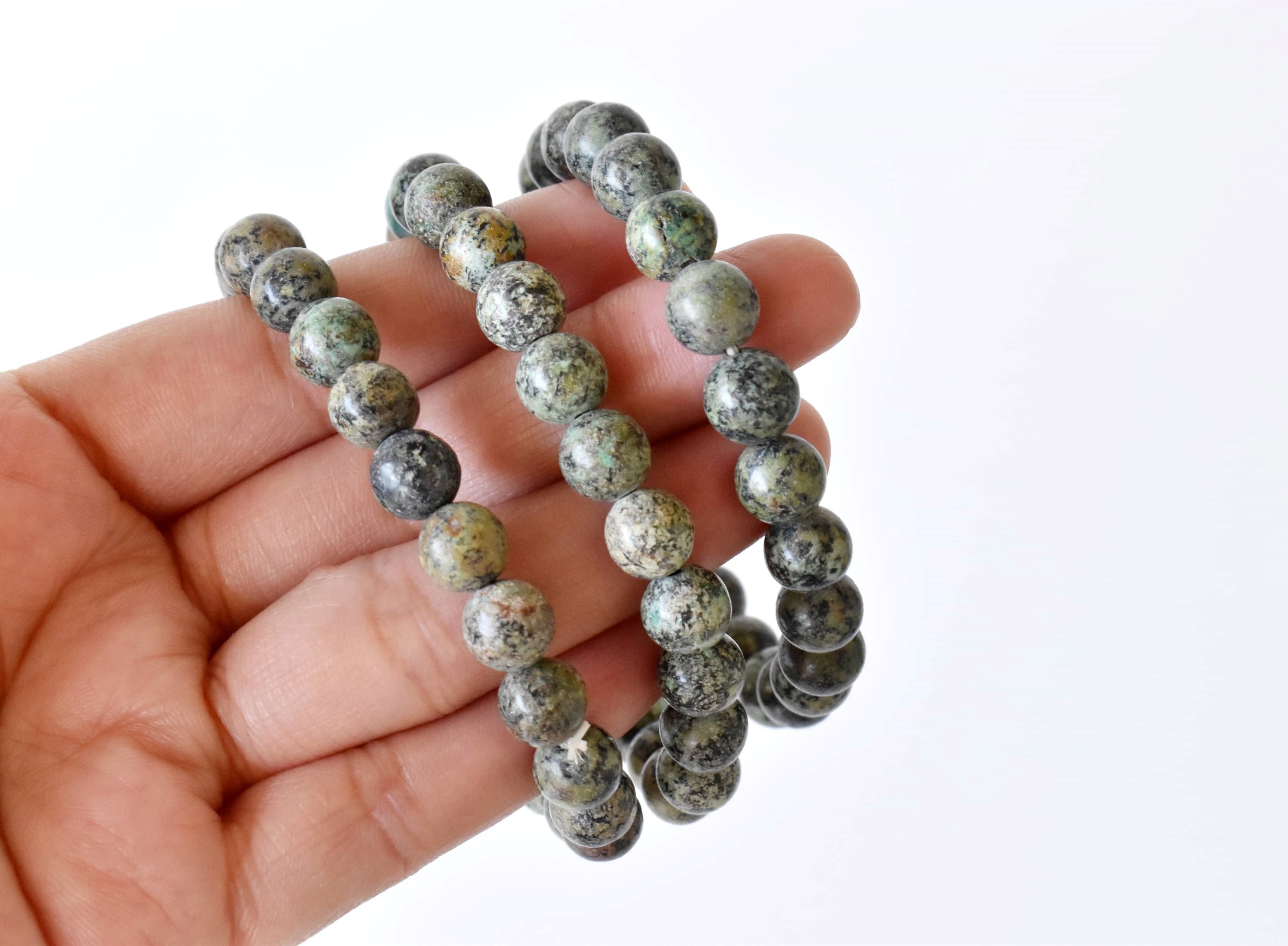 African Turquoise Bracelet (Transformation and Love).  DestGlow