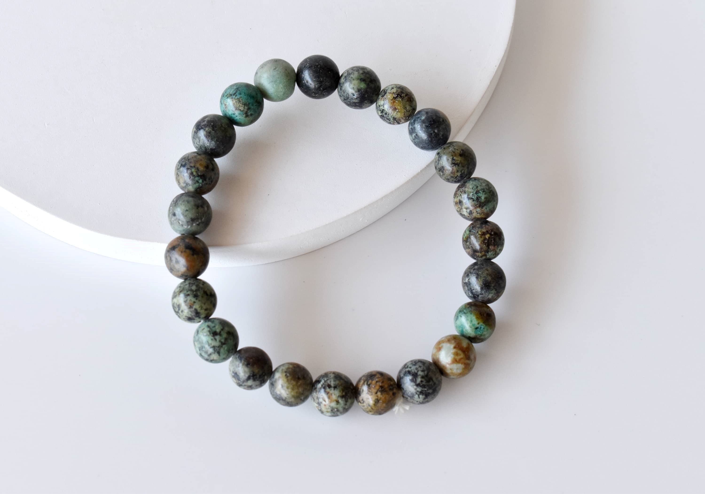 African Turquoise Bracelet (Transformation and Love).  DestGlow