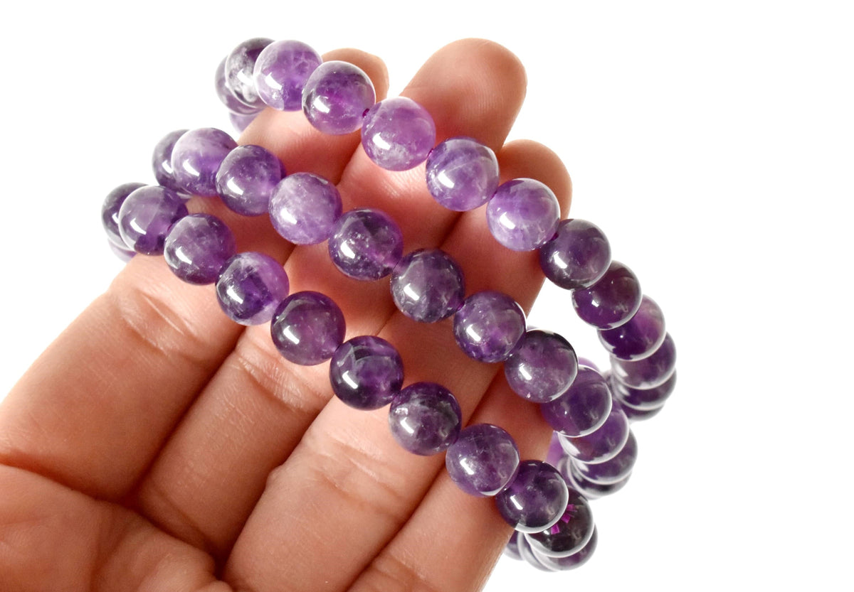 Amethyst Bracelet (Inspiration and Breaking Addictions)  DestGlow
