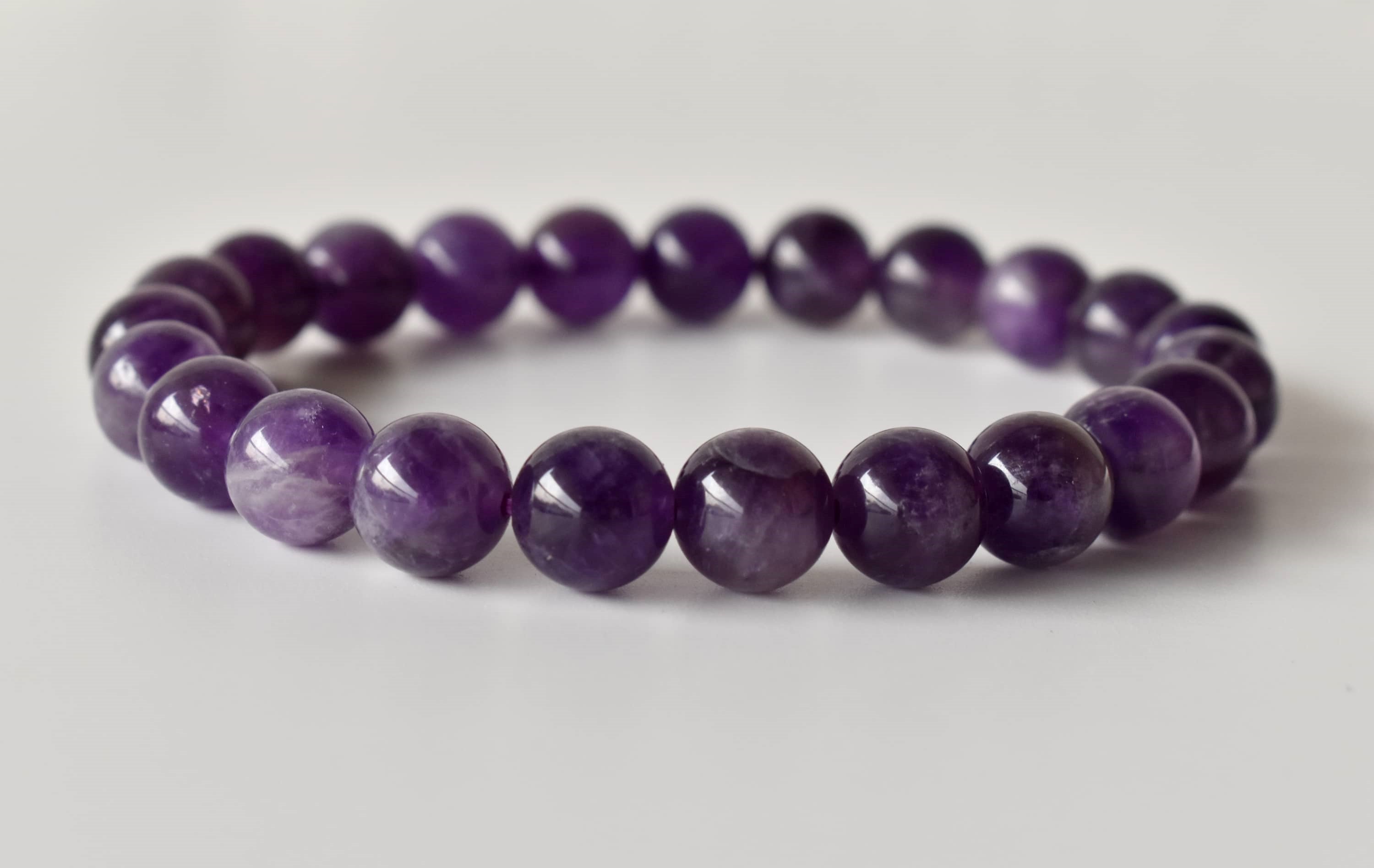 Amethyst Bracelet (Inspiration and Breaking Addictions)  DestGlow