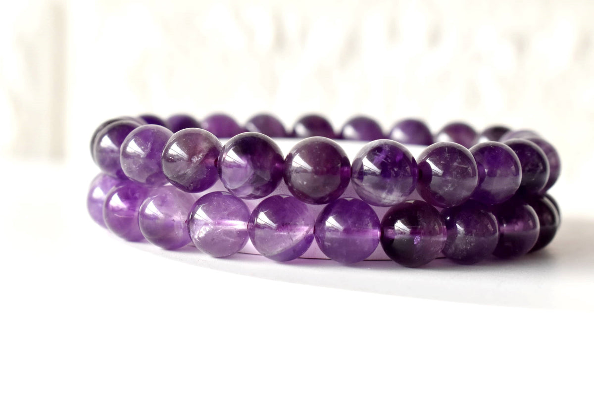 Amethyst Bracelet (Inspiration and Breaking Addictions)  DestGlow