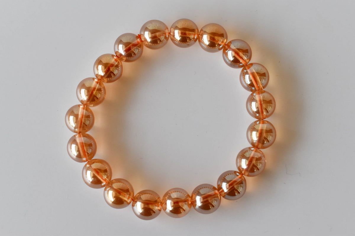Aura Quartz Citrine Bracelet (Luck And Good Fortune)  DestGlow