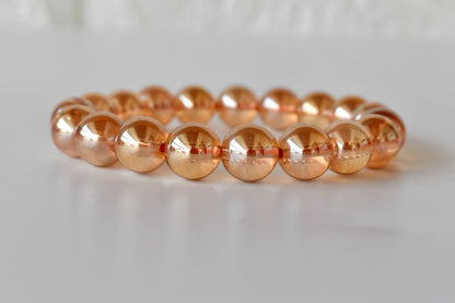 Aura Quartz Citrine Bracelet (Luck And Good Fortune)  DestGlow