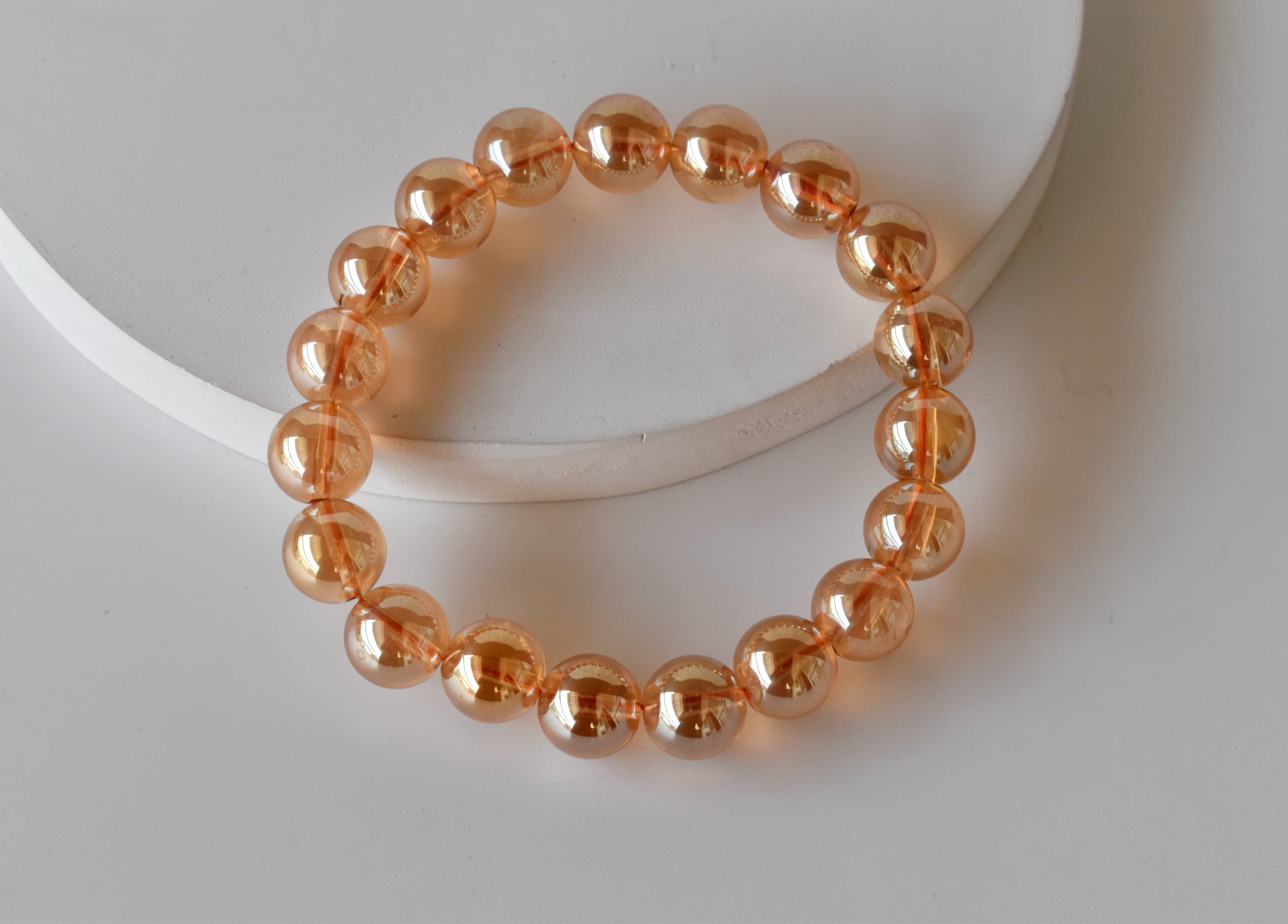 Aura Quartz Citrine Bracelet (Luck And Good Fortune)  DestGlow