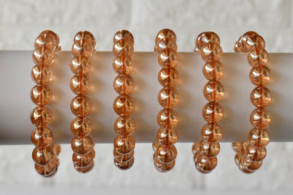Aura Quartz Citrine Bracelet (Luck And Good Fortune)  DestGlow