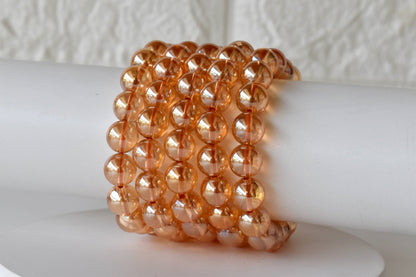 Aura Quartz Citrine Bracelet (Luck And Good Fortune)  DestGlow