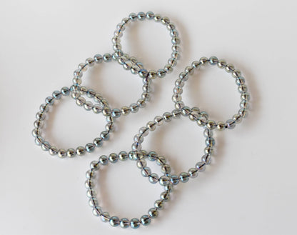 Aura Quartz Labradorite Bracelet (Synchronicity and Intuition)  DestGlow