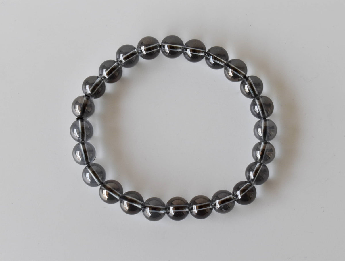 Aura Quartz Smokey Quartz Bracelet (Purification and Good Fortune)  DestGlow
