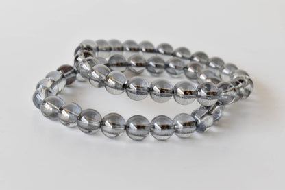 Aura Quartz Smokey Quartz Bracelet (Purification and Good Fortune)  DestGlow