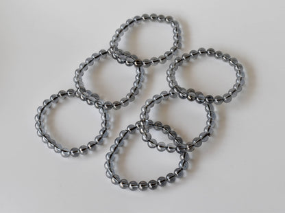 Aura Quartz Smokey Quartz Bracelet (Purification and Good Fortune)  DestGlow