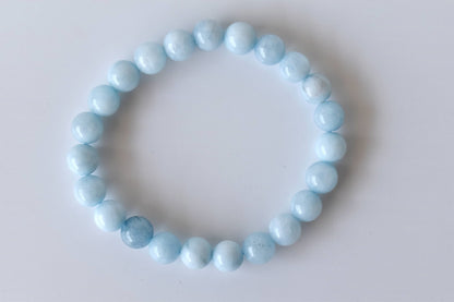 Aquamarine  Bracelet (Protection and Anxiety Relief)  DestGlow