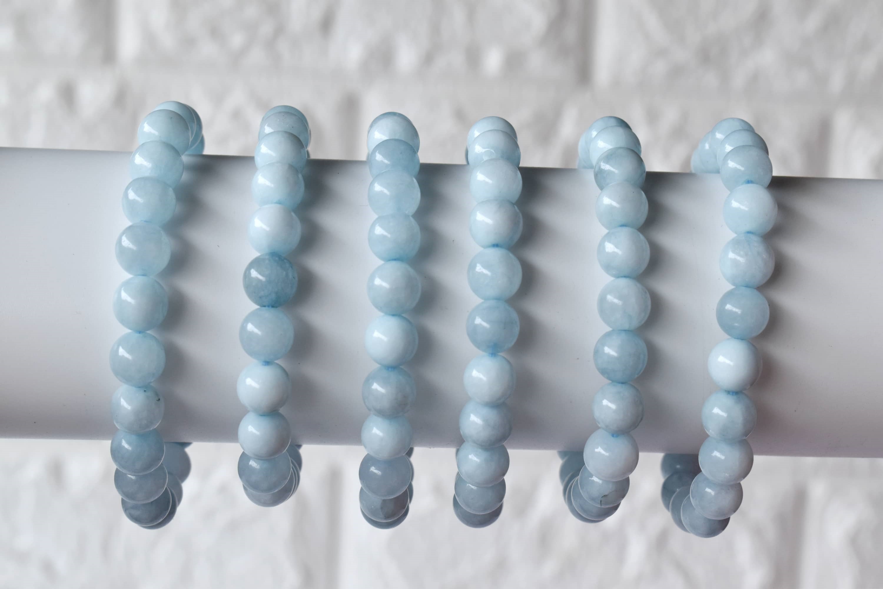 Aquamarine  Bracelet (Protection and Anxiety Relief)  DestGlow