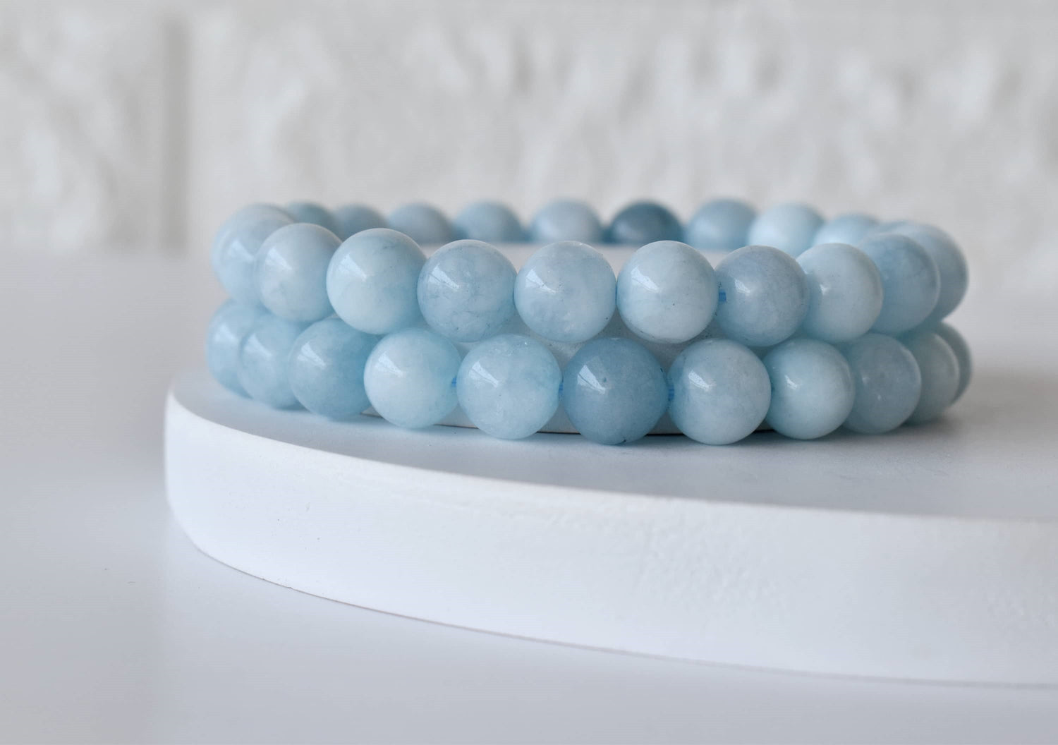 Aquamarine  Bracelet (Protection and Anxiety Relief)  DestGlow