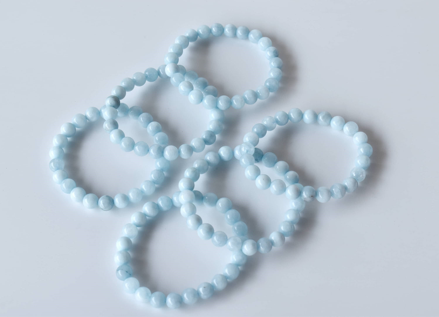 Aquamarine  Bracelet (Protection and Anxiety Relief)  DestGlow