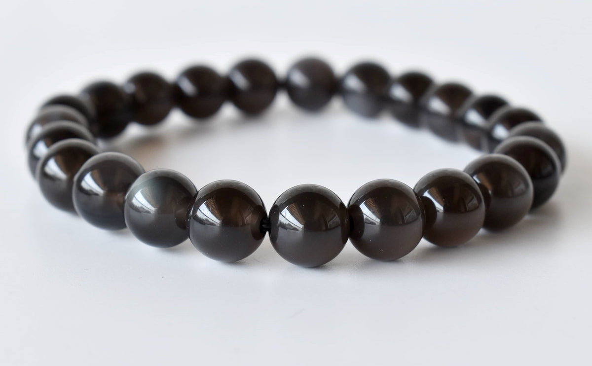 Black Obsidian Bracelet (Transformation and Clearing)  DestGlow