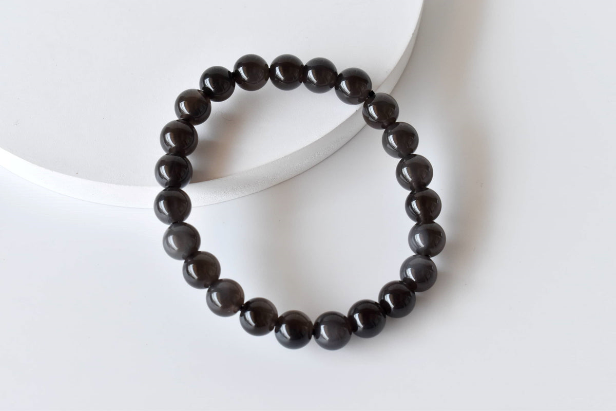 Black Obsidian Bracelet (Transformation and Clearing)  DestGlow