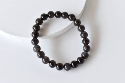 Black Obsidian Bracelet (Transformation and Clearing)  DestGlow