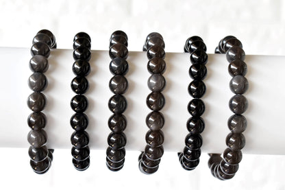 Black Obsidian Bracelet (Transformation and Clearing)  DestGlow