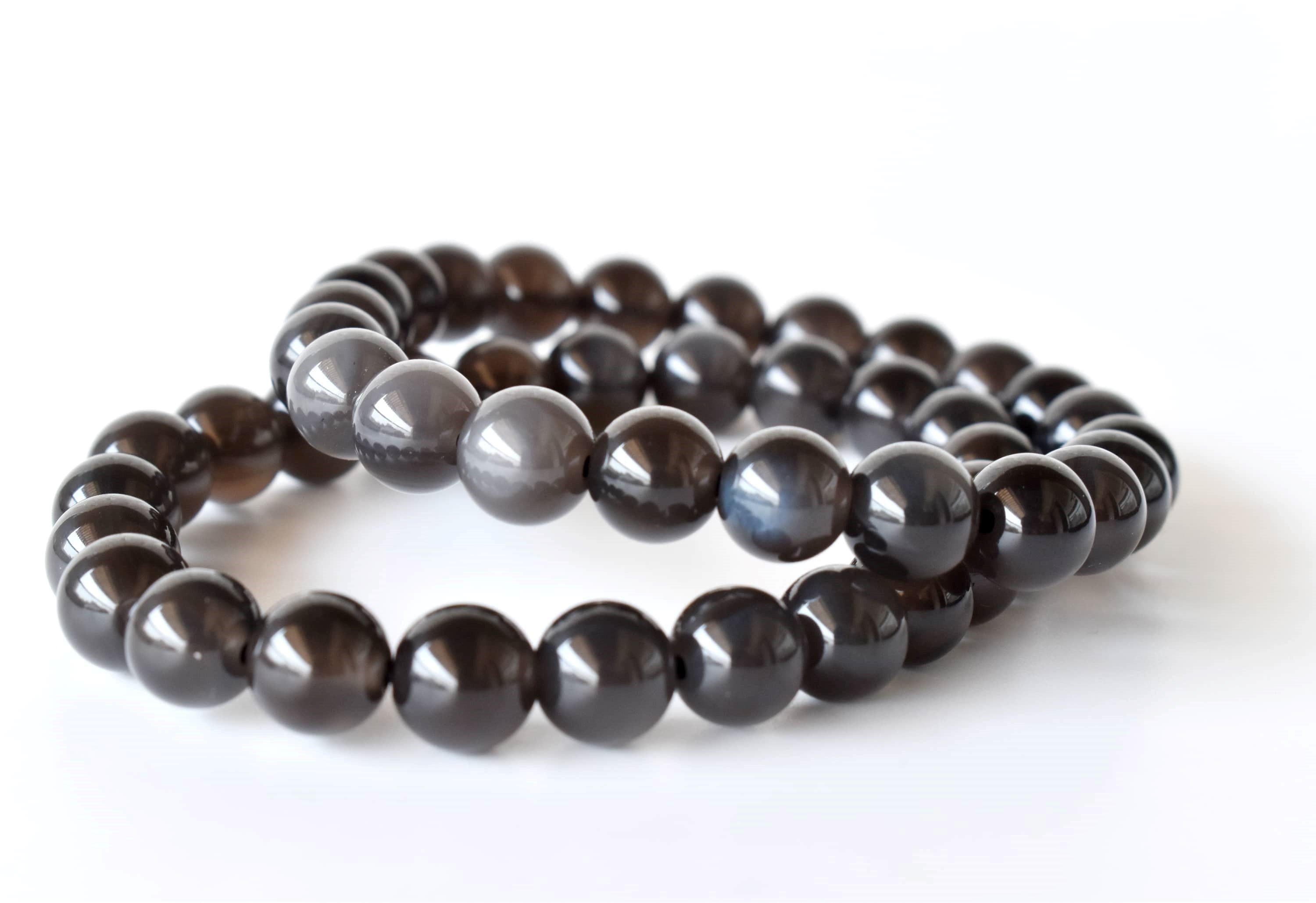 Black Obsidian Bracelet (Transformation and Clearing)  DestGlow