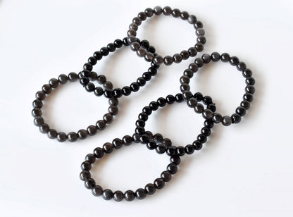 Black Obsidian Bracelet (Transformation and Clearing)  DestGlow