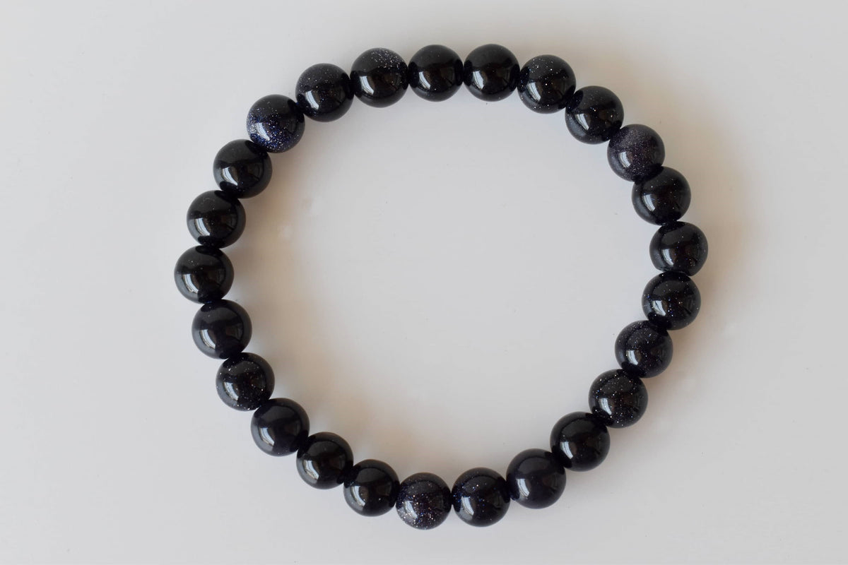 Blue Sandstone Bracelet (Inspiration and Trust)  DestGlow