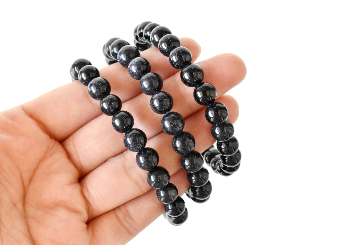 Blue Sandstone Bracelet (Inspiration and Trust)  DestGlow
